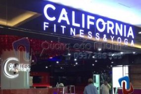 Thi công quảng cáo California fitness & yoga